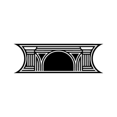 Art Deco Archway - Geometric Elegance Retro Revival