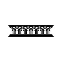 Gothic Arch Ornament, Detailed Linear vector