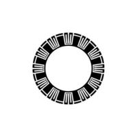 Geometric Circle Motif, Minimalist, Circular Pattern - Minimalism vector