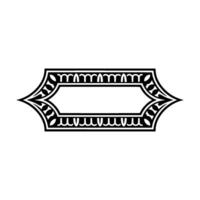 Art Deco Ornament, Elegant Border, Vintage Element vector