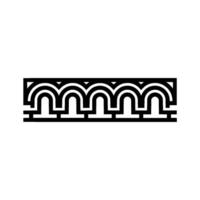 Geometric Wave Border, Minimalist, Modern Ornament vector