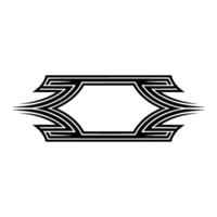 Geometric Frame, Minimalist, Abstract Outline vector