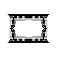Art Deco Frame, Geometric Ornamentation, Vintage Elegance, Artdeco vector