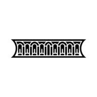 Geometric Archway, Minimalist, Stylized Ornamentation vector