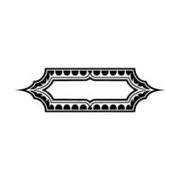 Elegant Ornamented Frame, Vintage vector