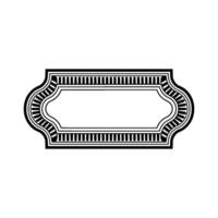 Elegant Decorative Border, Vintage Element vector
