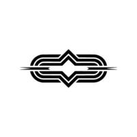 Geometric Emblem, Minimalist, Modern vector