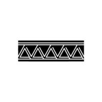 Geometric Deco Border, Minimalist, Pattern vector
