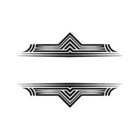Geometric Deco Divider, Modern Abstract vector