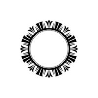 Elegant Circular Ornament, Vintage Element, Circle vector