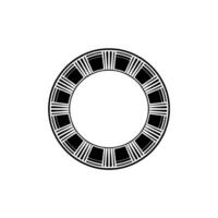 Geometric Circle Frame, Minimalist, Circular Motif, Minimalism vector