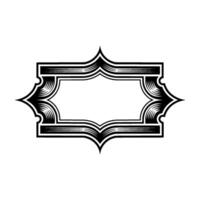 Art Deco Frame, Elegant Border, Vintage, Minimalist - Geometric vector