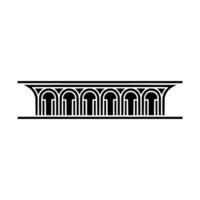 Art Deco Ornament Border, Geometric vector