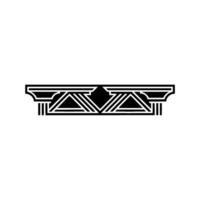 Geometric Deco Archway, Minimalist vector