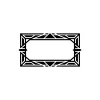 Art Deco Geometric Frame, Elegant Element, Artdeco vector