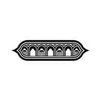 Geometric Archway, Minimalist, Black White - Arch vector