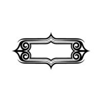 Elegant Vintage Frame, Decorative Border, Minimalist vector