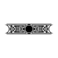 Intricate Celtic Border, Vintage Element vector