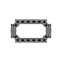 Art Deco Frame, Geometric Ornamentation, Vintage Elegance, Ornament vector