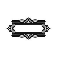 Art Deco Ornament Border, Elegant Element - Frame vector