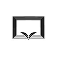 Geometric Frame, Minimalist Emblem, Elegant Element vector