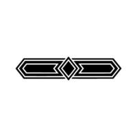Geometric Deco Divider, Modern Minimalist vector