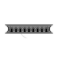 Geometric Deco Border, Modern Minimalist vector