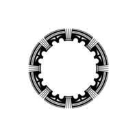 Geometric Circle Frame, Art Deco Style, Minimalist - Minimalism vector