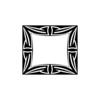 Intricate Celtic Frame, Vintage, Elegant Border vector