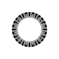 Geometric Circle Motif, Minimalist, Circular Pattern - Abstract vector
