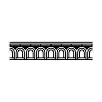 Geometric Arch Border, Minimalist, Linear vector