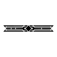 Geometric Deco Border, Minimalist, Linear vector