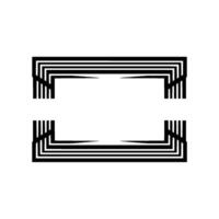 Geometric Frame, Modern Minimalism, Abstract vector