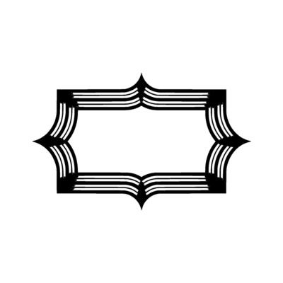 Geometric Frame, Stylized Ribbon, Minimalist