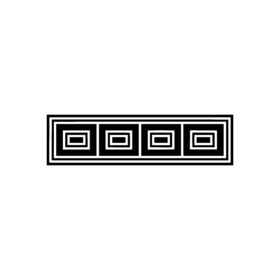 Geometric Grid, Minimalist, Modern Abstract