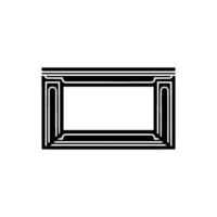 Geometric Frame, Minimalist, Elegant Composition vector