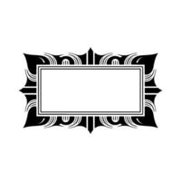 Art Deco Frame, Elegant Border, Vintage, Minimalist Ornamentation, Geometric vector