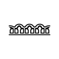 Geometric Wave Border, Minimalist, Textured Pattern vector