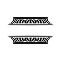 Geometric Deco Border, Elegant Elements vector