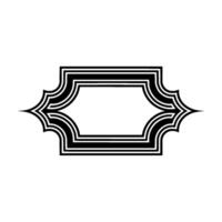 Elegant Ornate Frame, Minimalist vector