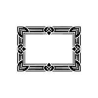 Art Deco Frame, Elegant Border, Geometric, Vintage Style vector