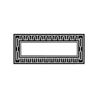 Art Deco Geometric Border, Elegant Element, Artdeco vector