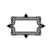 Art Deco Frame, Elegant Border, Vintage, Minimalist Ornamentation - Geometric vector