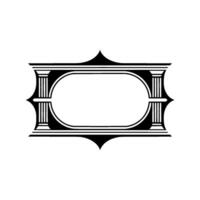 Art Deco Frame, Elegant Ornament, Vintage, Minimalist - Geometric vector