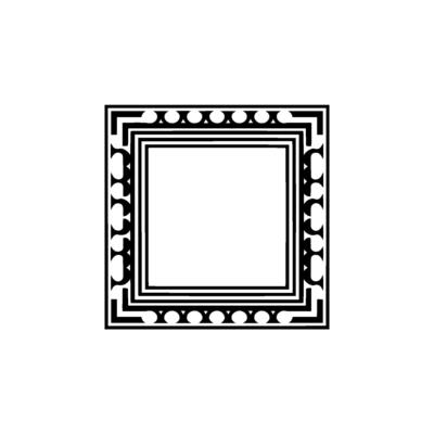 Geometric Frame, Minimalist, Elegant Border