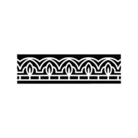 Art Deco Border Geometric Ornamentation, Elegant, Pattern vector