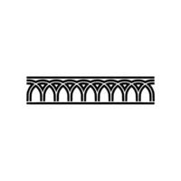 Elegant Arch Border, Vintage Element vector