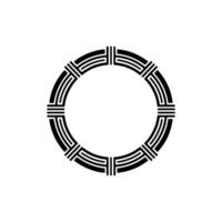 Geometric Circle Frame, Minimalist, Circular Motif, Abstract vector