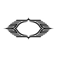 Geometric Eye Emblem, Minimalist, Abstract Symbol vector