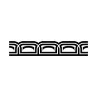 Geometric Border, Minimalist, Modern Pattern vector